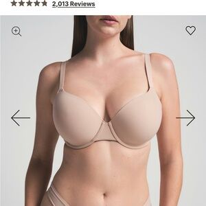 SKIMS 34DD Fits Everybody T-Shirt Bra NWT Nude Ochre  Demi Coverage